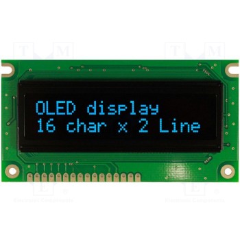 Дисплей OLED RAYSTAR OPTRONICS REC001602HBPP5N0