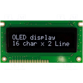Дисплей OLED RAYSTAR OPTRONICS REC001602HWPP5N0