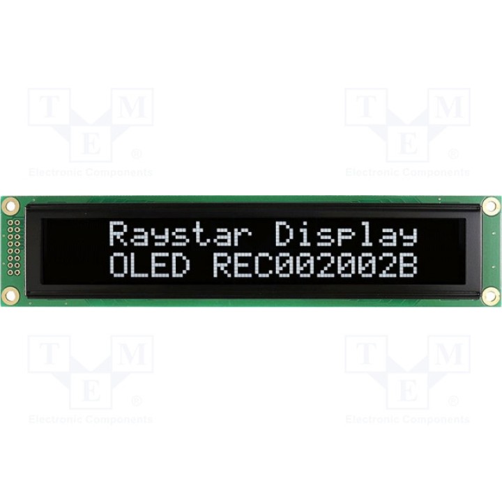 Дисплей oled алфавитно-цифровой RAYSTAR OPTRONICS REC002002BWPP5N00000 (REC002002BWPP5N0)