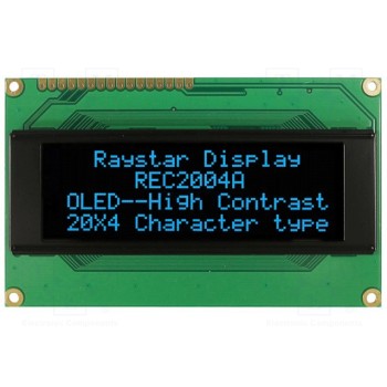 Дисплей OLED RAYSTAR OPTRONICS REC002004ABPP5N0