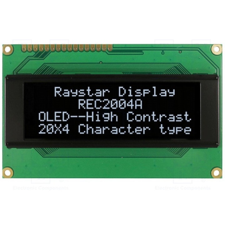 Дисплей OLED RAYSTAR OPTRONICS REC002004AWPP5N00000 (REC002004AWPP5N0)