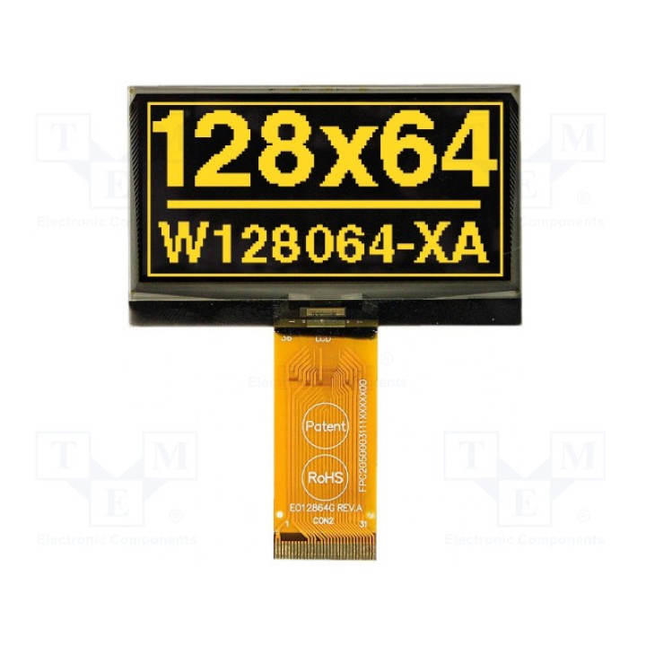 Дисплей OLED ELECTRONIC ASSEMBLY EA W128064-XALG (EAW128064-XALG)
