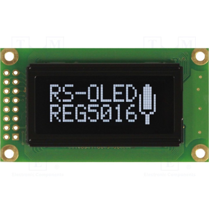 Дисплей OLED RAYSTAR OPTRONICS REG005016AWPP5N00000 (REG005016AWPP5N0)