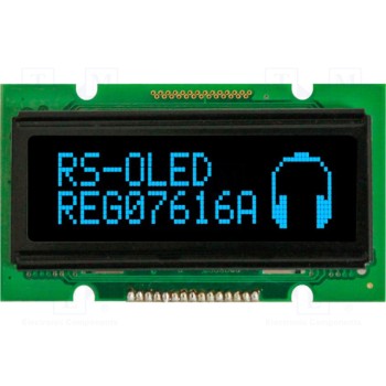 Дисплей oled графический RAYSTAR OPTRONICS REG007616ABPP5N00000