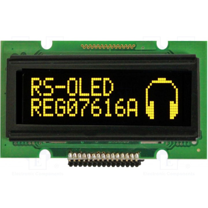 Дисплей oled графический RAYSTAR OPTRONICS REG007616AYPP5N00000 (REG007616AYPP5N0)