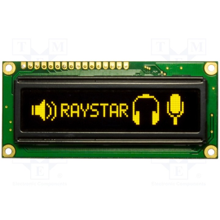 Дисплей OLED RAYSTAR OPTRONICS REG010016AYPP5N00000 (REG010016AYPP5N0)
