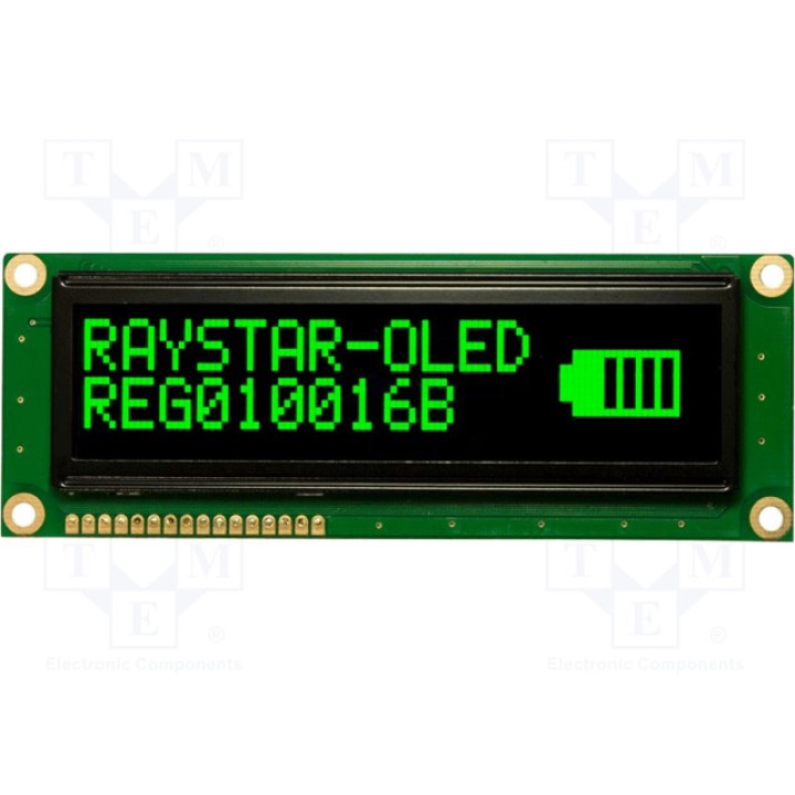 Дисплей oled графический RAYSTAR OPTRONICS REG010016BGPP5N00000 (REG010016BGPP5N0)