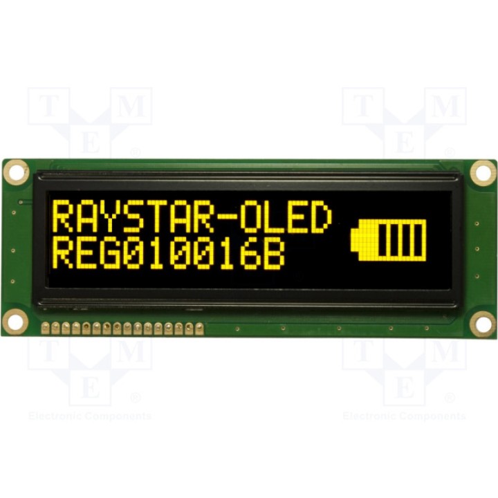 Дисплей OLED RAYSTAR OPTRONICS REG010016BYPP5N00000 (REG010016BYPP5N0)