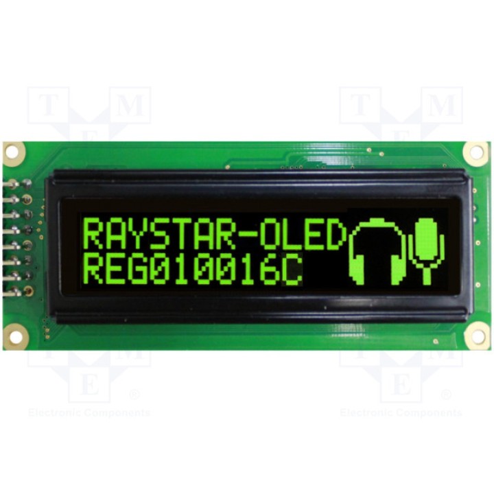 Дисплей OLED RAYSTAR OPTRONICS REG010016CGPP5N00000 (REG010016CGPP5N0)