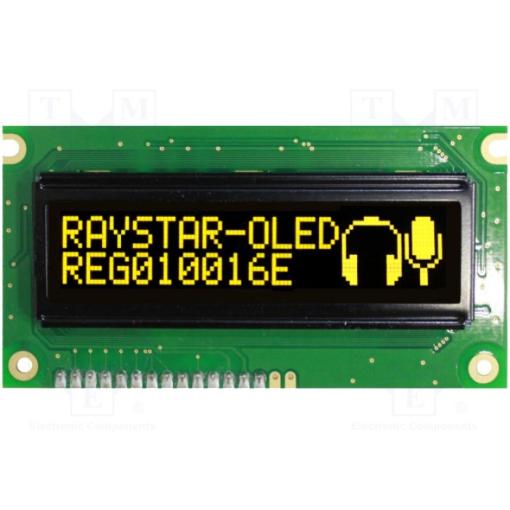 Дисплей OLED RAYSTAR OPTRONICS REG010016EYPP5N00000 (REG010016EYPP5N0)