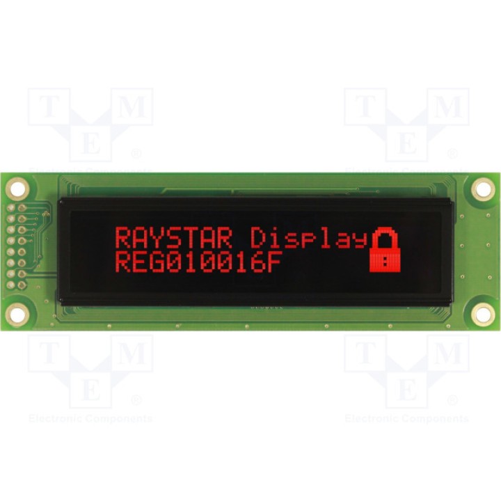 Дисплей OLED RAYSTAR OPTRONICS REG010016FRPP5N00000 (REG010016FRPP5N0)