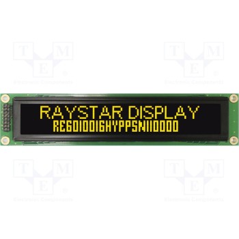 Дисплей OLED RAYSTAR OPTRONICS REG010016HYPP5N0