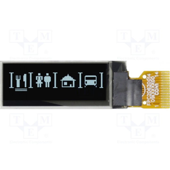Дисплей OLED RAYSTAR OPTRONICS REX012832FWPP3N00000 (REX012832FWPP3N0)