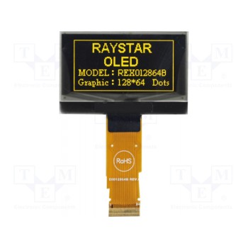 Дисплей oled графический RAYSTAR OPTRONICS REX012864BYPP3N00000