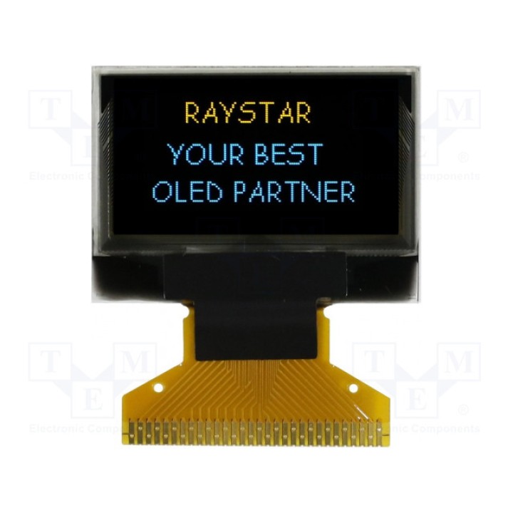Дисплей OLED RAYSTAR OPTRONICS REX012864MXPP3N00000 (REX012864MXPP3N0)