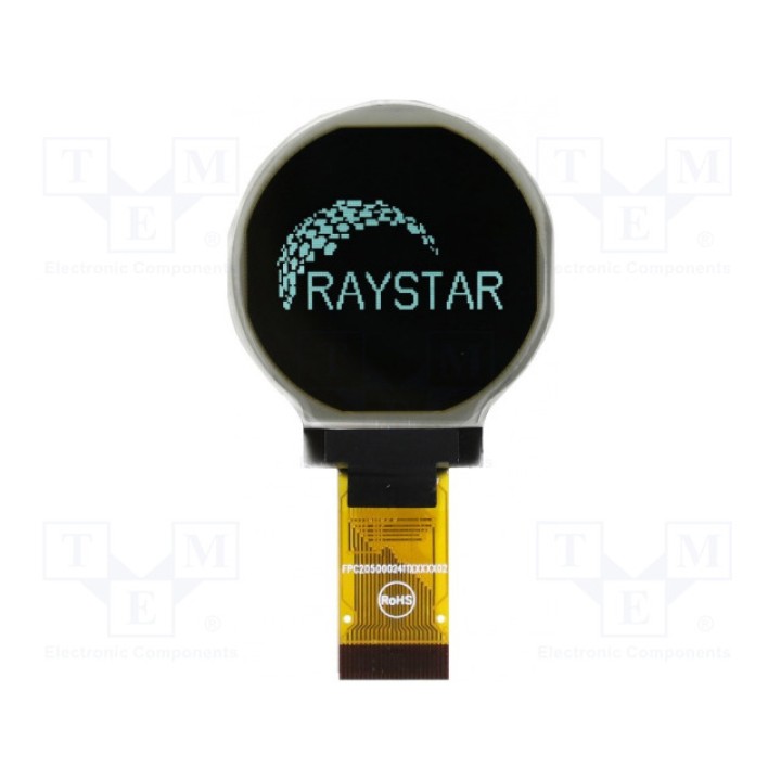 Дисплей OLED RAYSTAR OPTRONICS REX128128BWPP3N00000 (REX128128BWPP3N0)