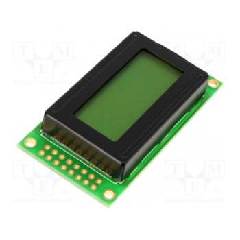 Дисплей LCD DISPLAY ELEKTRONIK DEM08202SYH-LY