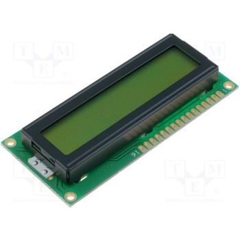 Дисплей LCD DISPLAY ELEKTRONIK DEM16101SYH-LY