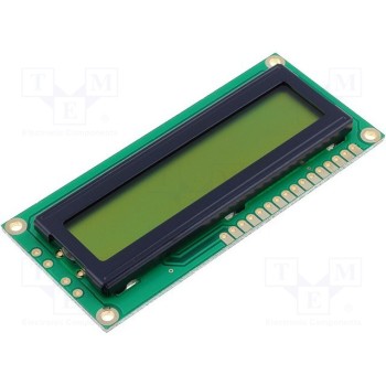 Дисплей LCD DISPLAY ELEKTRONIK DEM16101SYH