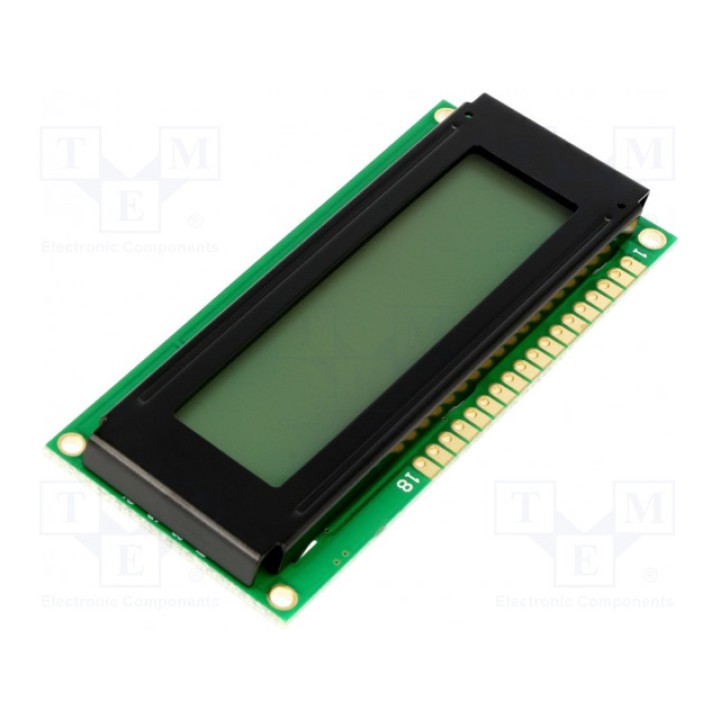 Дисплей LCD алфавитно-цифровой DISPLAY ELEKTRONIK DEM 16216 FGH-P(RGB) (DEM16216FGH-P-RGB)