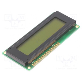 Дисплей LCD DISPLAY ELEKTRONIK DEM16220-SYH-PY