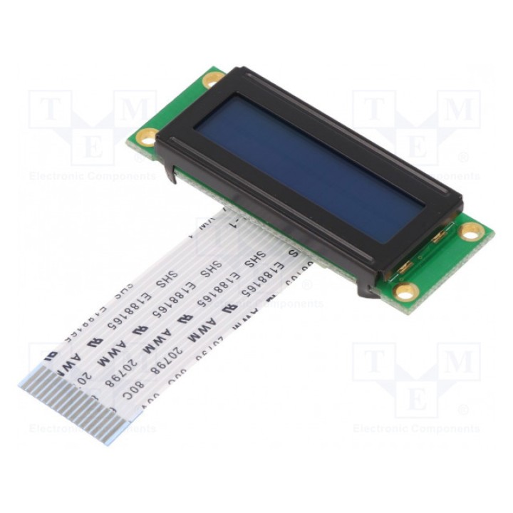 Дисплей LCD алфавитно-цифровой DISPLAY ELEKTRONIK DEM 16223 SBH-PW-N (DEM16223-SBH-PW-N)