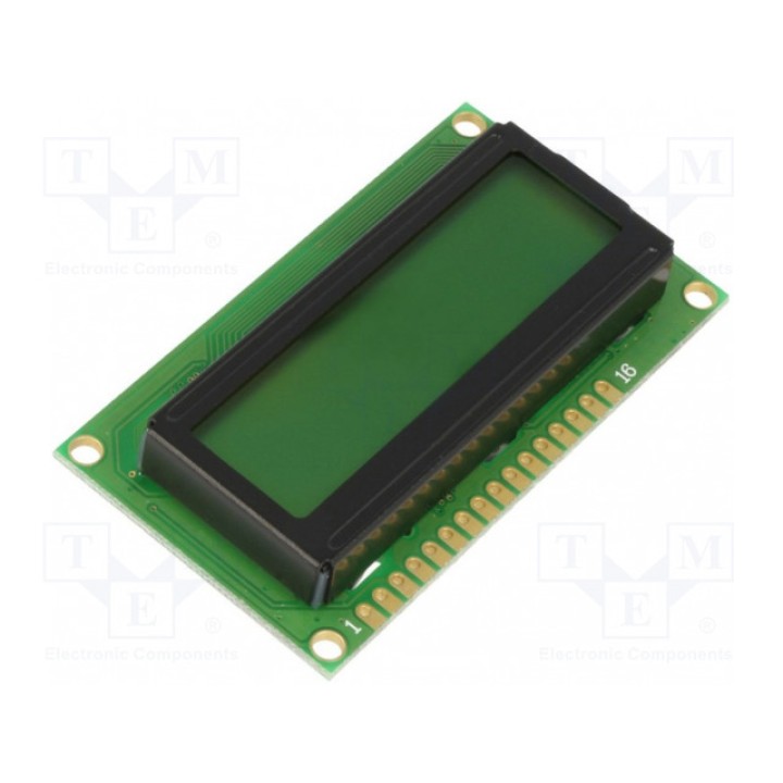 Дисплей LCD алфавитно-цифровой DISPLAY ELEKTRONIK DEM 16226 SYH-LY (DEM16226SYH-LY)