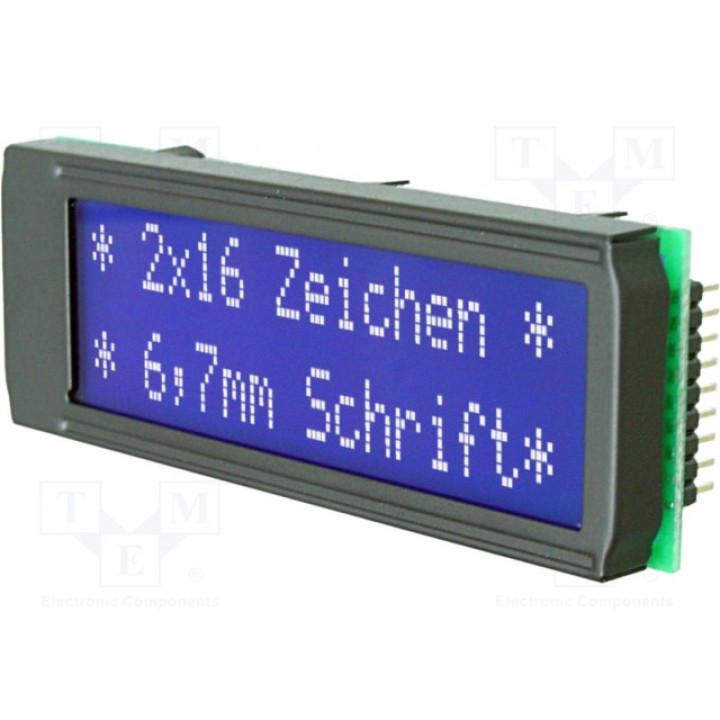 Дисплей LCD ELECTRONIC ASSEMBLY EA DIP162-DN3LW (EADIP162-DN3LW)