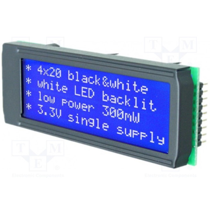 Дисплей LCD ELECTRONIC ASSEMBLY EA DIP203B-4NLW (EADIP203B-4NLW)