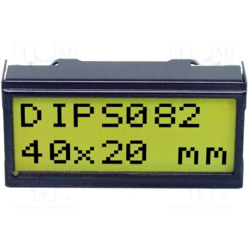 Дисплей LCD алфавитно-цифровой ELECTRONIC ASSEMBLY EADIPS082-HNLED