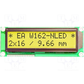 Дисплей LCD ELECTRONIC ASSEMBLY EAW162-BNLED