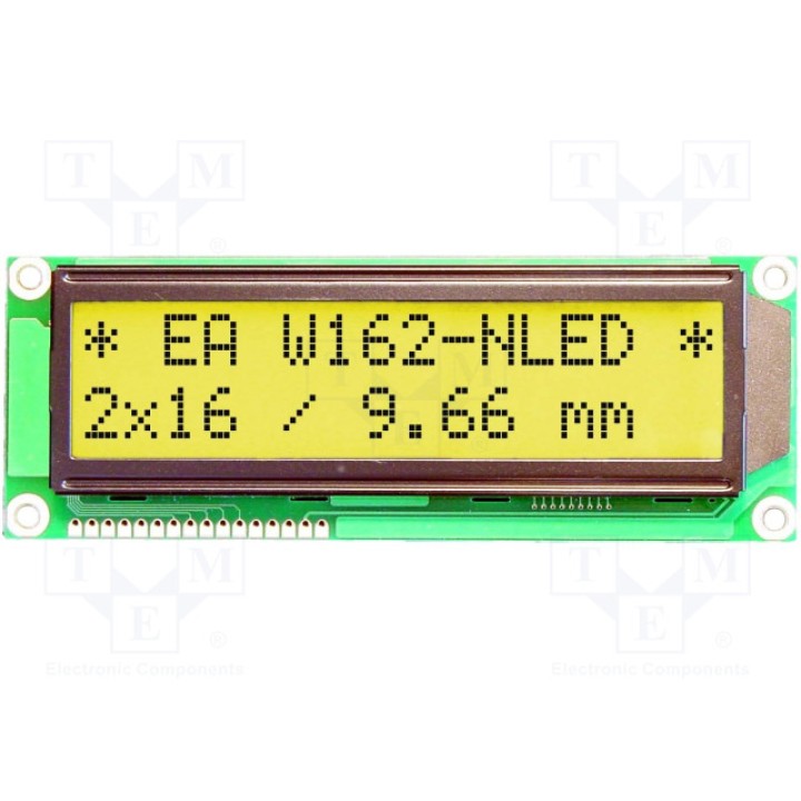 Дисплей LCD ELECTRONIC ASSEMBLY EA W162-BNLED (EAW162-BNLED)