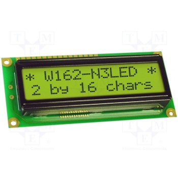 Дисплей LCD алфавитно-цифровой ELECTRONIC ASSEMBLY EAW162-N3LED