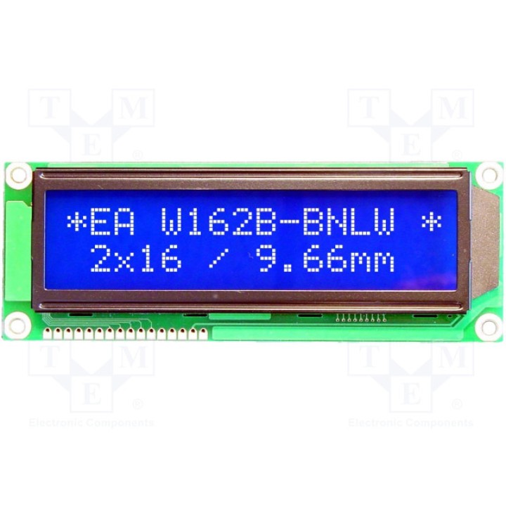 Дисплей LCD ELECTRONIC ASSEMBLY EA W162B-BNLW (EAW162B-BNLW)