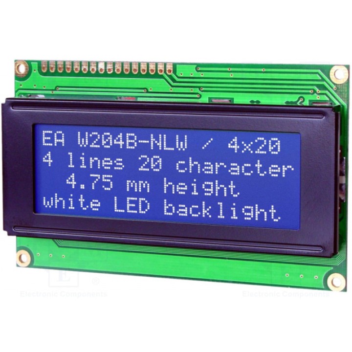 Дисплей LCD ELECTRONIC ASSEMBLY EA W204B-NLW (EAW204B-NLW)