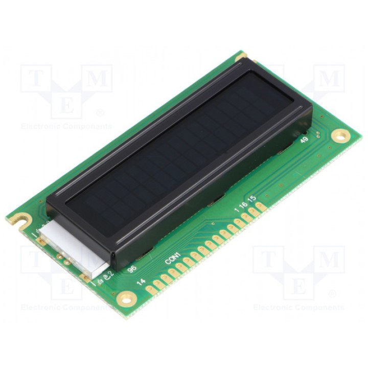 Дисплей LCD алфавитно-цифровой POWERTIP NPC1602WRP-FWA-I (NPC1602WRP-FWA-I)
