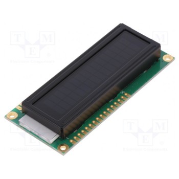 Дисплей LCD POWERTIP NPC1602WRP-GWT-I