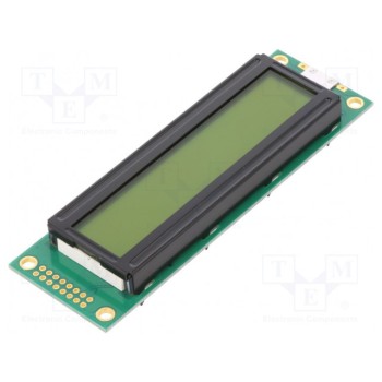 Дисплей LCD алфавитно-цифровой POWERTIP PC2002LRU-BWT-H-Q