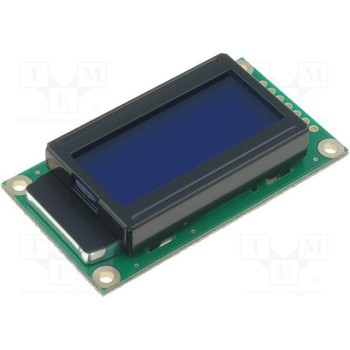 Дисплей LCD алфавитно-цифровой RAYSTAR OPTRONICS RC0802A-BIW-CSX