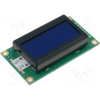 Дисплей LCD алфавитно-цифровой RAYSTAR OPTRONICS RC0802A-BIY-ESX