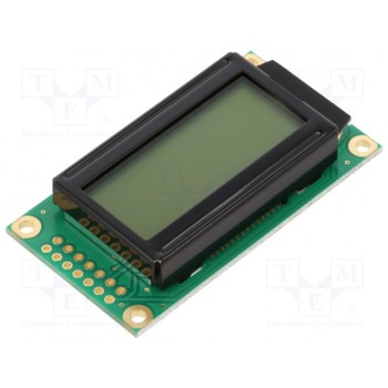 Дисплей LCD алфавитно-цифровой RAYSTAR OPTRONICS RC0802A-FHW-ESX