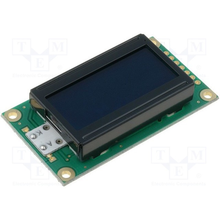 Дисплей LCD алфавитно-цифровой RAYSTAR OPTRONICS RC0802A-TIY-CSV (RC0802A-TIY-CSV)