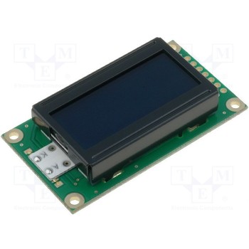 Дисплей LCD алфавитно-цифровой RAYSTAR OPTRONICS RC0802A-TIY-ESV