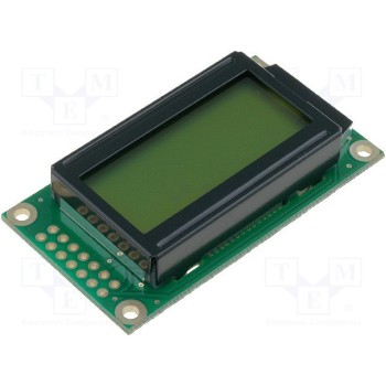 Дисплей LCD RAYSTAR OPTRONICS RC0802A-YHW-ESV