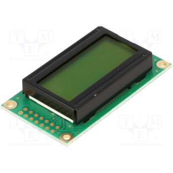 Дисплей LCD RAYSTAR OPTRONICS RC0802A-YHY-CSX