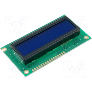 Дисплей LCD RAYSTAR OPTRONICS RC1602A-BIW-ESV