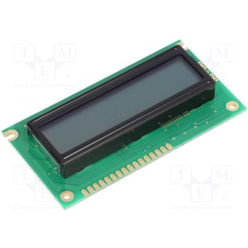 Дисплей LCD алфавитно-цифровой RAYSTAR OPTRONICS RC1602A-GHW-ESX