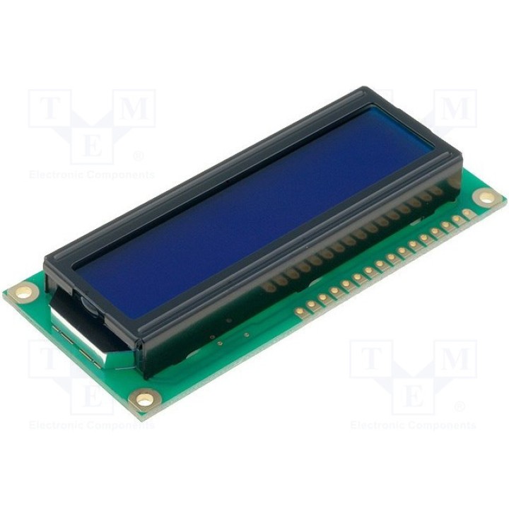 Дисплей LCD RAYSTAR OPTRONICS RC1602B-BIW-CSV (RC1602B-BIW-CSV)