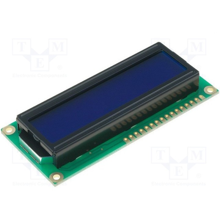 Дисплей LCD RAYSTAR OPTRONICS RC1602B-BIW-CSX (RC1602B-BIW-CSX)