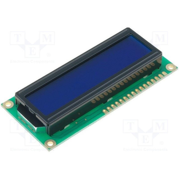 Дисплей LCD RAYSTAR OPTRONICS RC1602B-BIW-ESV (RC1602B-BIW-ESV)